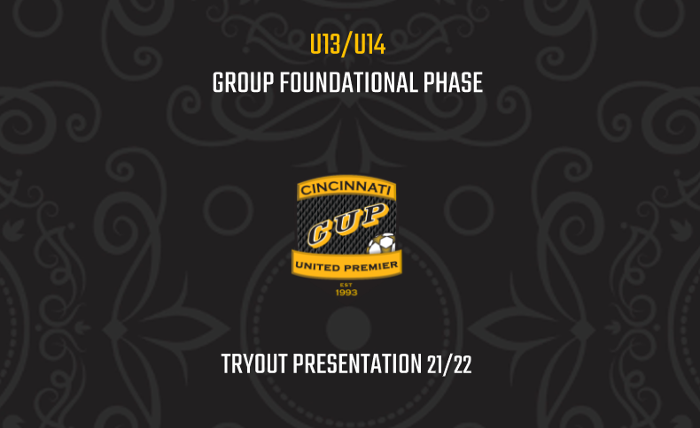 CUP Boys Tryout Presentation & Overview (U13/U14)
