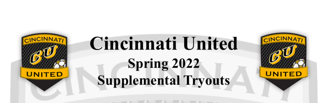 CU & CUP Supplemental Tryouts - Spring 2022